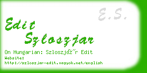 edit szloszjar business card